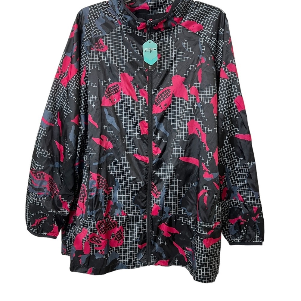 Lularoe Jackets & Coats 2XL,3XL LuLaRoe Rise Determined Jacket, Color Burgundy☑️ - Picture 3 of 12